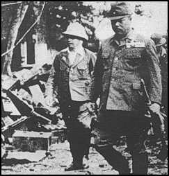General Yamashita (right) with his aide
