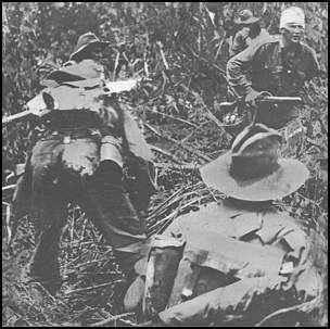Australian troops fighting in Burma