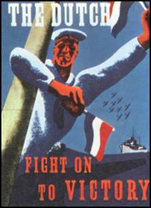 Propaganda poster exhorting the Dutch Navy to fight