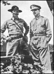 General Wainwright and General MacArthur