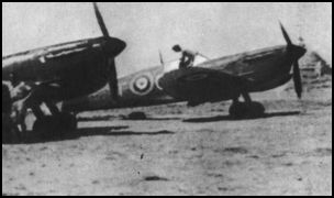 Spitfires on the runaway at Malta