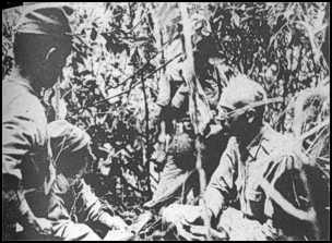 American commander surrenders to the Japanese