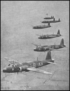 British Wellington bombers returning from mission