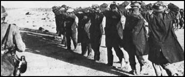 British prisoners taken in action around the Gazala Line