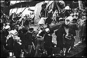 Soviet troops leaving Sevastopol
