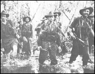 Australian soldiers in New Guinea