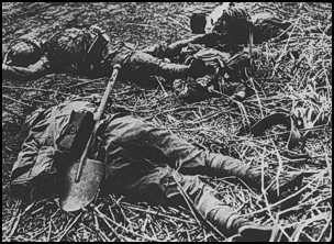 The dead on "Bloody Ridge"