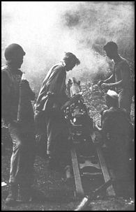 American artillery on Guadalcanal