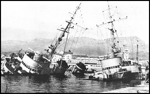 The scuttled French Fleet
