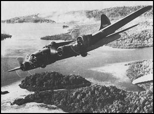 US B-17 bombers now operated from Guadalcanal