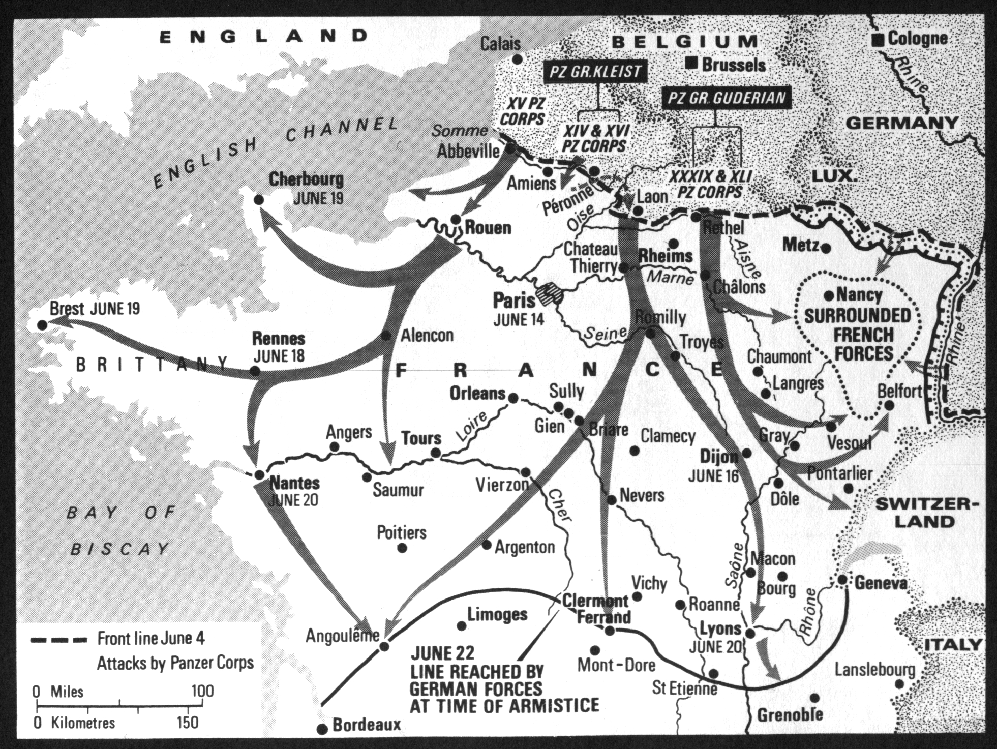 Операция по захвату германии. Блицкриг Франция 1940 карта. Схема тактики блицкрига. Карта 2 мировой войны план Барбаросса. План Шлиффена блицкриг.