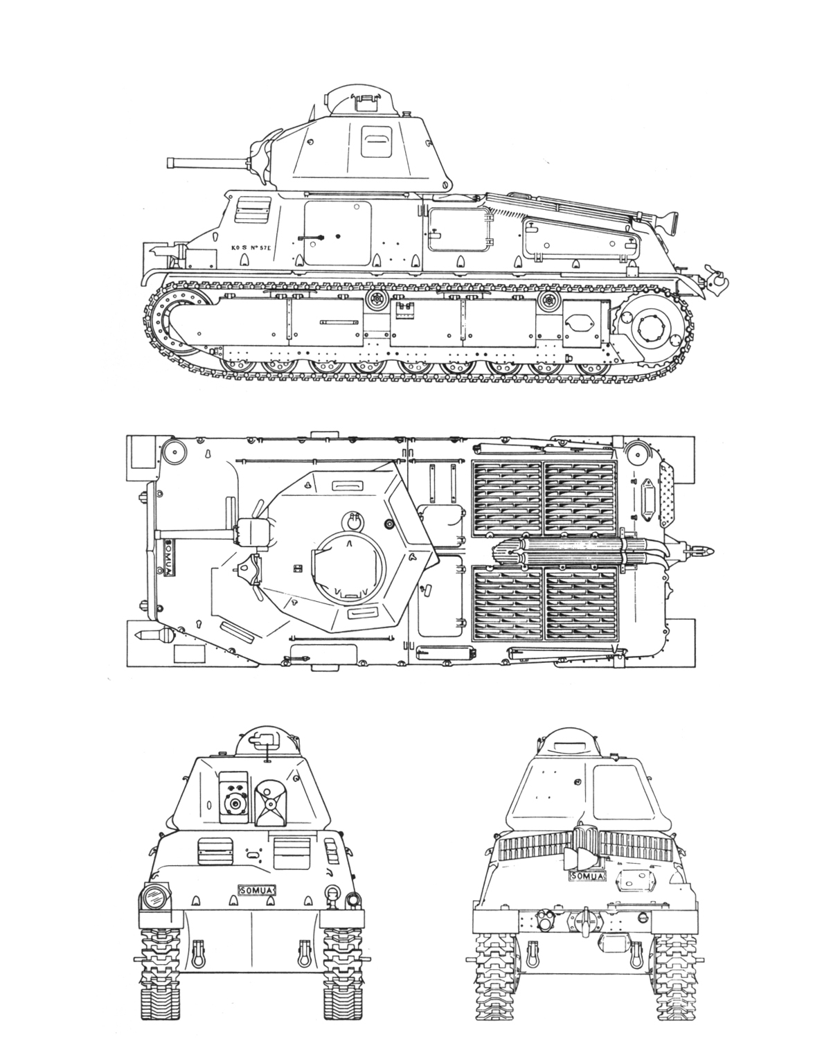 Т 35 чертеж